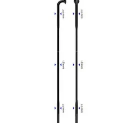 Sapim Race spaken 2.0/1.8/2.0 - black