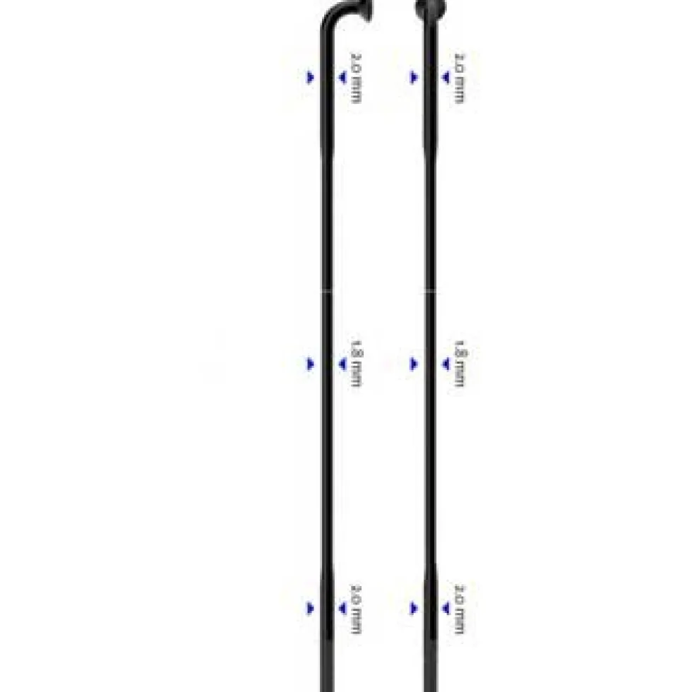Sapim Race spaken 2.0/1.8/2.0 - black