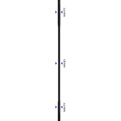 Sapim Race Spokes 2,0/1,8/2,0 - black straight