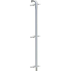 Sapim Strong Spokes 2,3/2,0 - silver