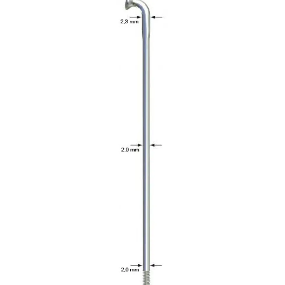 Sapim Strong Spokes 2,3/2,0 - silver