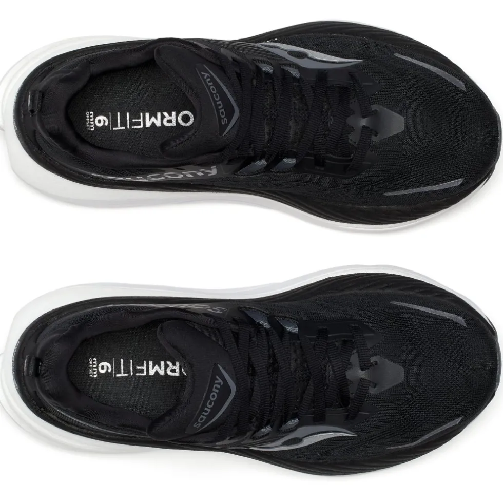 Saucony Hurricane 24 Hardloopschoenen Dames - black/carbon