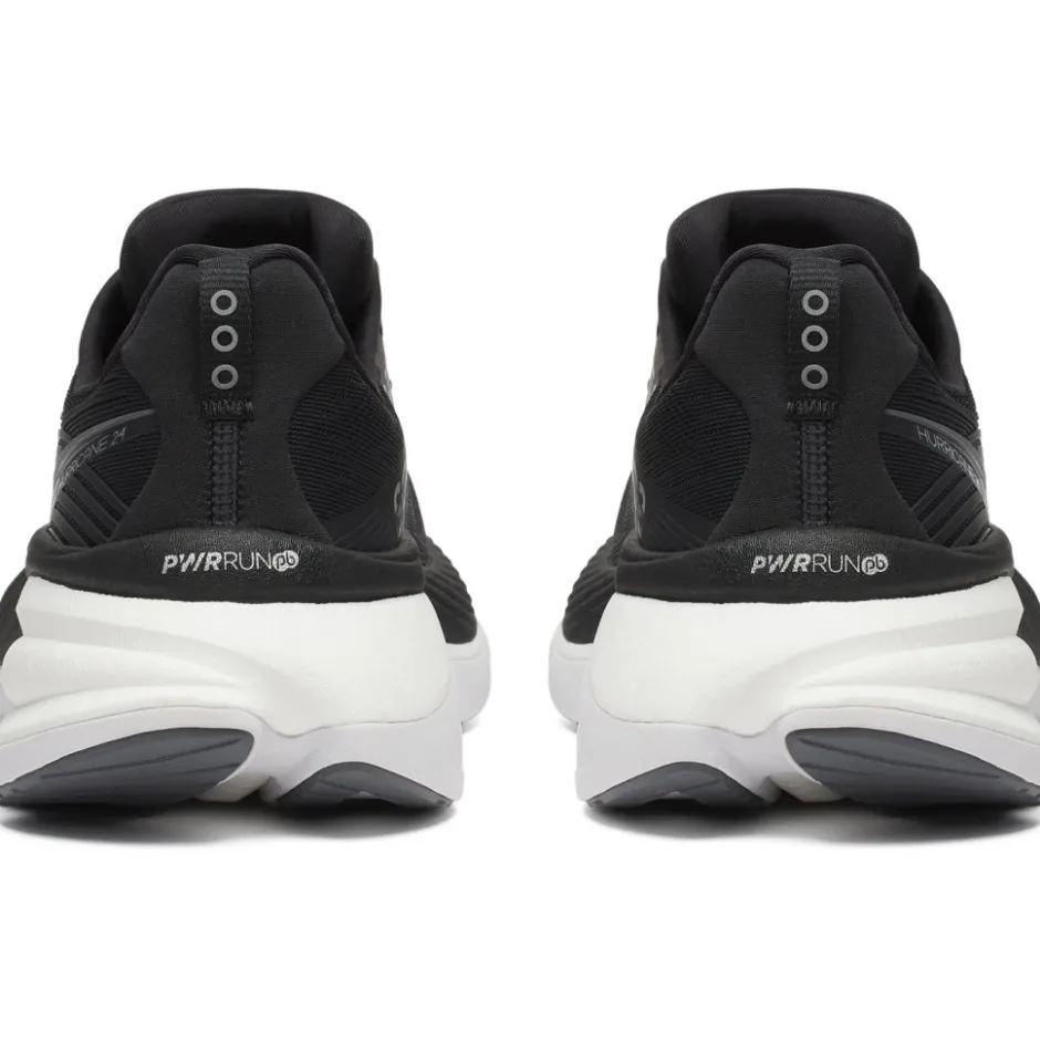 Hardloopschoenen Voor Op De Weg|Hardloopschoenen Heren < Saucony Hurricane 24 Hardloopschoenen Heren - black/carbon