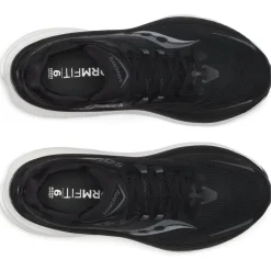 Hardloopschoenen Voor Op De Weg|Hardloopschoenen Heren < Saucony Hurricane 24 Hardloopschoenen Heren - black/carbon