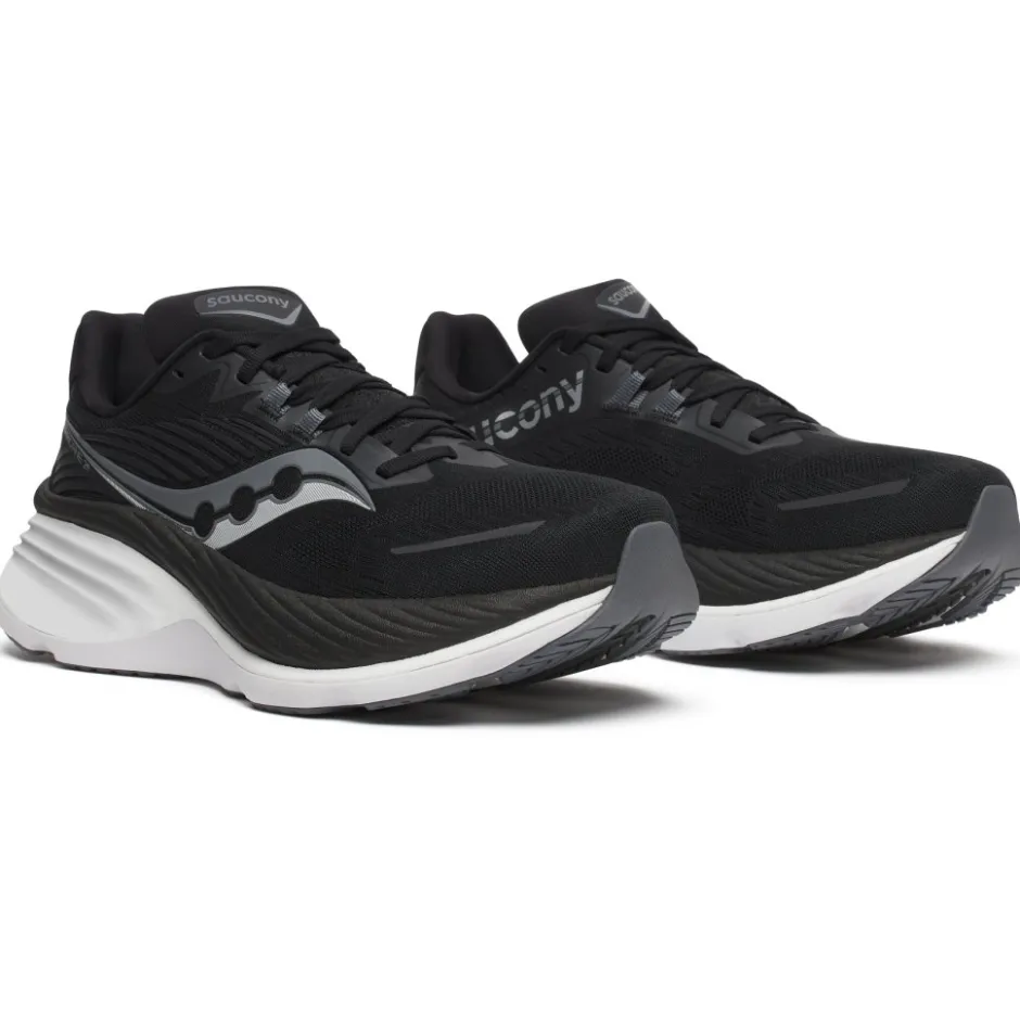 Hardloopschoenen Voor Op De Weg|Hardloopschoenen Heren < Saucony Hurricane 24 Hardloopschoenen Heren - black/carbon
