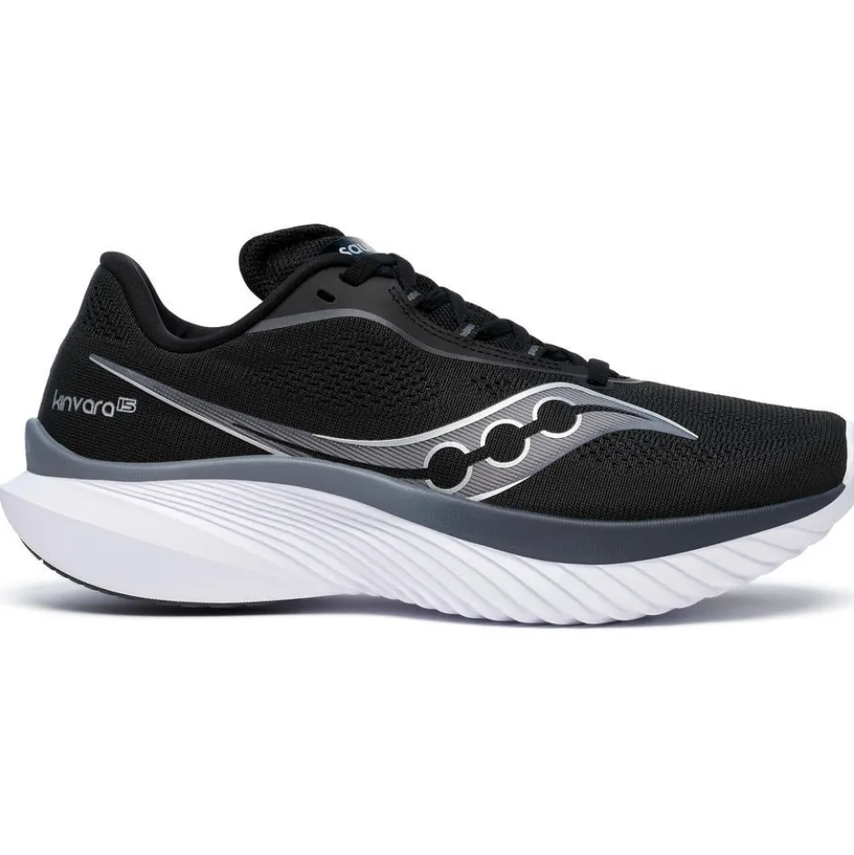 Hardloopschoenen Voor Op De Weg|Schoenen < Saucony Kinvara 15 Hardloopschoenen Dames - zwart/wit