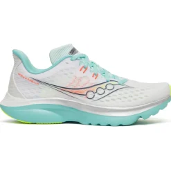 Hardloopschoenen Dames|Schoenen < Saucony Kinvara 16 Hardloopschoenen Dames - white/aqua
