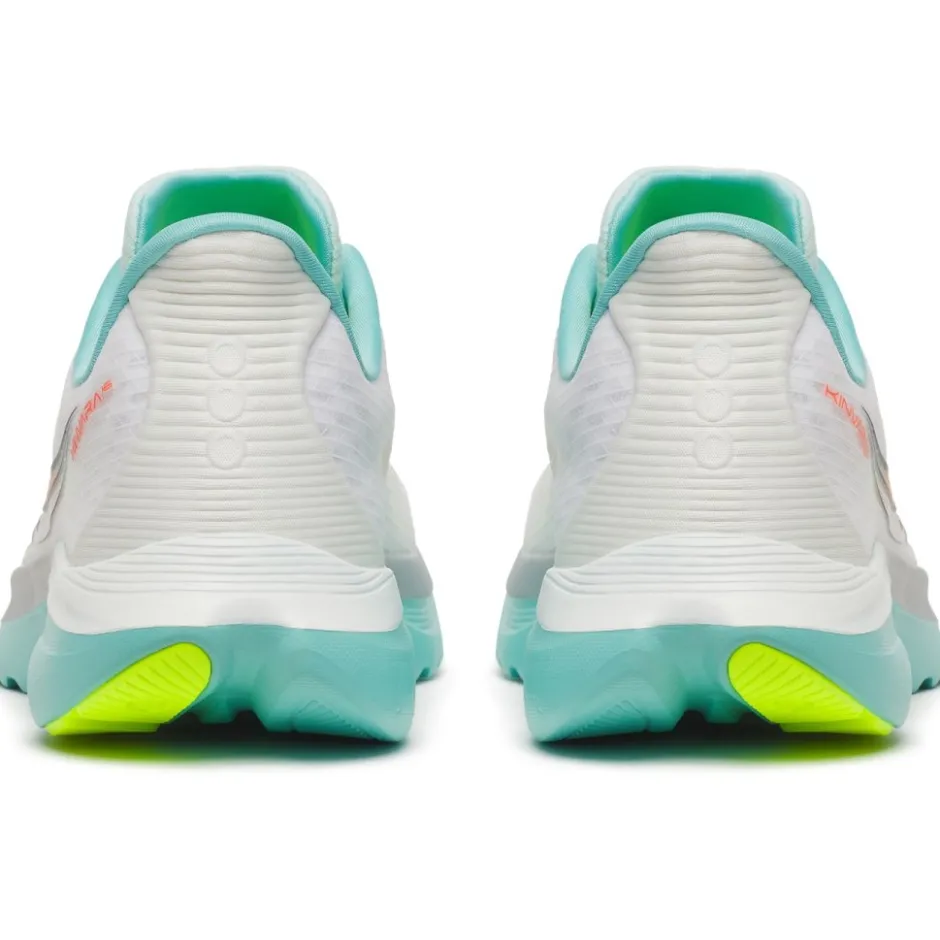 Hardloopschoenen Dames|Schoenen < Saucony Kinvara 16 Hardloopschoenen Dames - white/aqua