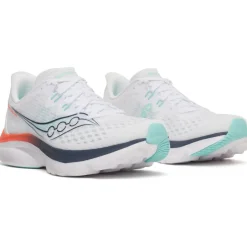 Hardloopschoenen Dames|Schoenen < Saucony Kinvara 16 Hardloopschoenen Dames - white/navy