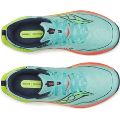 Saucony Peregrine 16 Hardloopschoenen Heren - splash/citron
