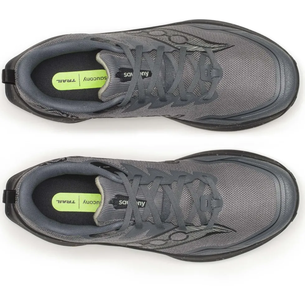 Saucony Peregrine 16 Hardloopschoenen Heren - carbon/black