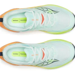 Saucony Peregrine 16 Hardloopschoenen Vrouwen - aqua/citron