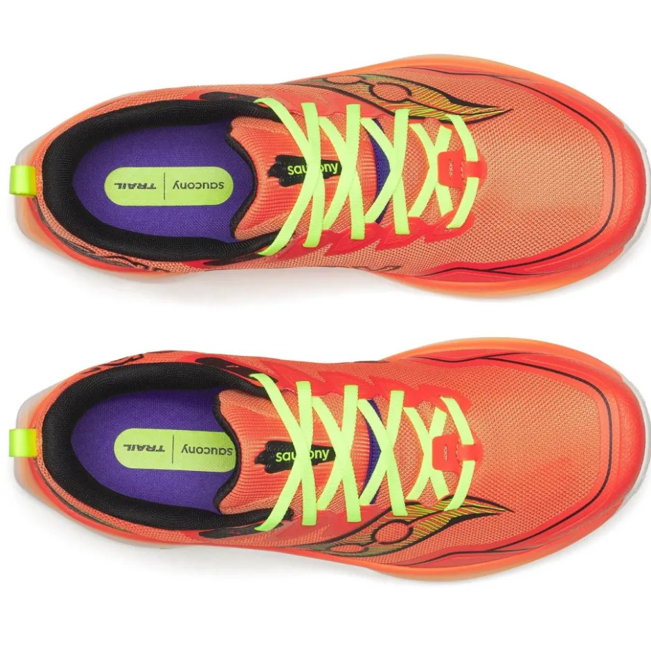 Hardloopschoenen Heren|Trailrunning Schoenen < Saucony Peregrine 16 Hardloopschoenen Heren - fire/black