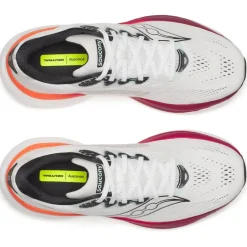Hardloopschoenen Voor Op De Weg|Hardloopschoenen Heren < Saucony Ride 19 Hardloopschoenen Heren - white/crimson