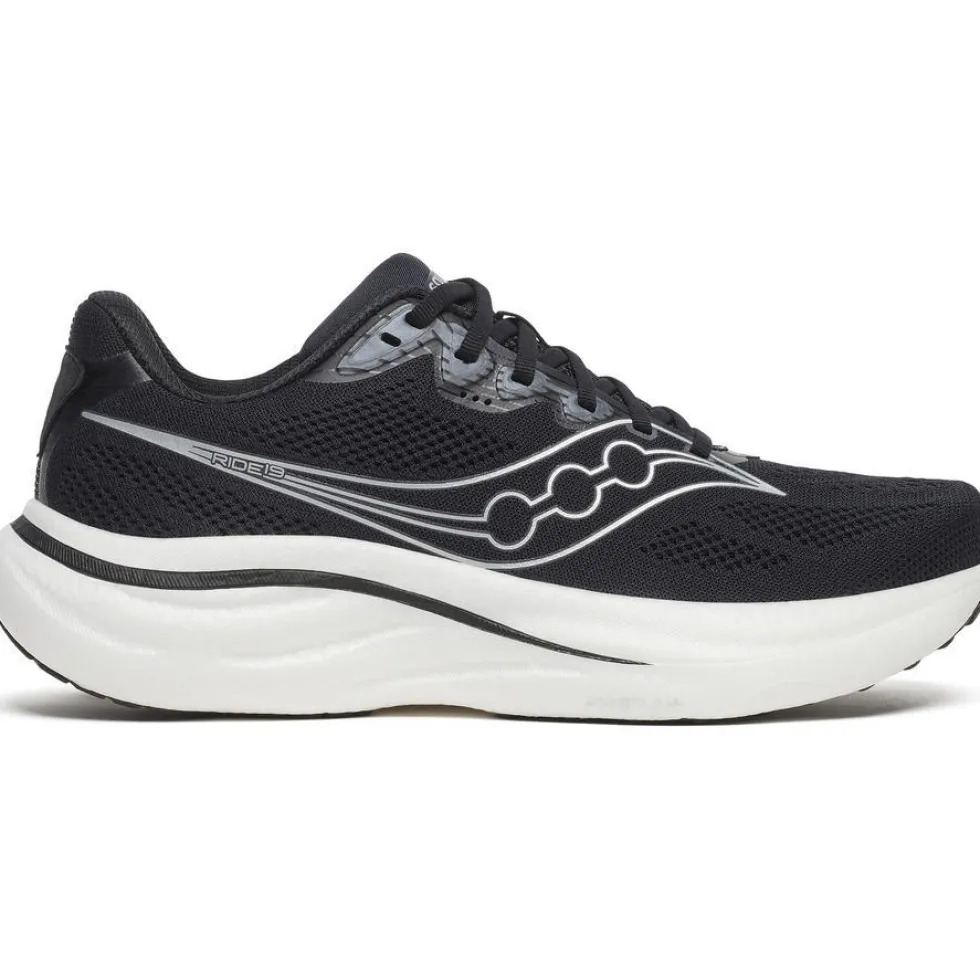 Saucony Ride 19 Hardloopschoenen Heren - black/silver
