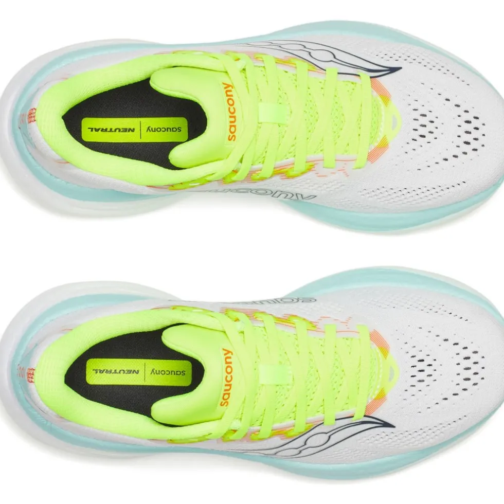 Saucony Ride 19 Hardloopschoenen Dames - white/splash