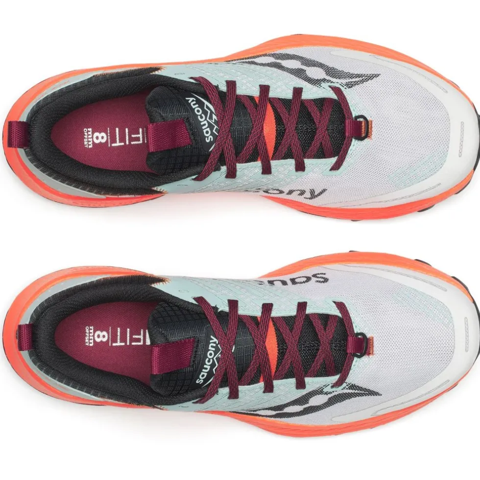 Saucony Ride TR2 Hardloopschoenen Heren - white/fire