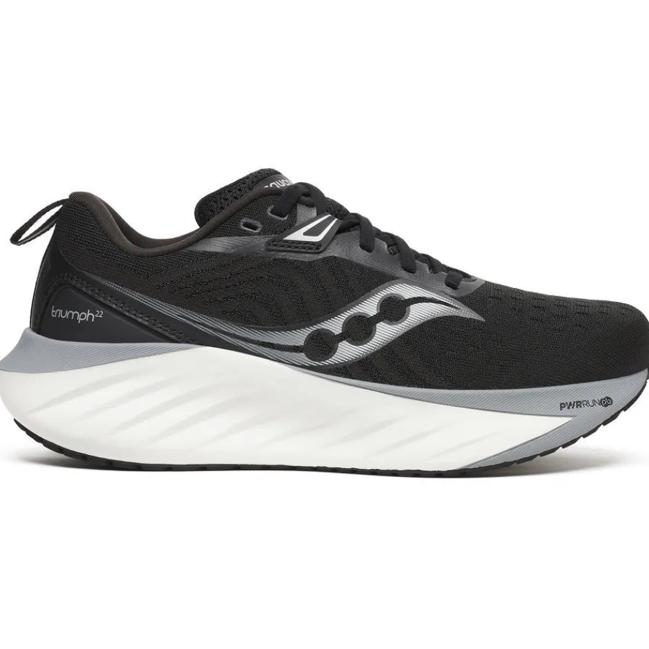 Hardloopschoenen Voor Op De Weg|Schoenen < Saucony Triumph 22 Hardloopschoenen Dames - zwart/wit