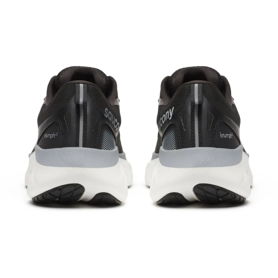 Hardloopschoenen Voor Op De Weg|Schoenen < Saucony Triumph 22 Hardloopschoenen Dames - zwart/wit