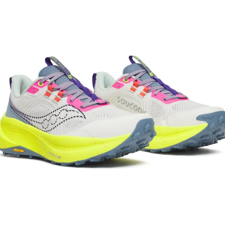 Hardloopschoenen Dames|Schoenen < Saucony Xodus Ultra 4 Hardloopschoenen Dames - white/citron
