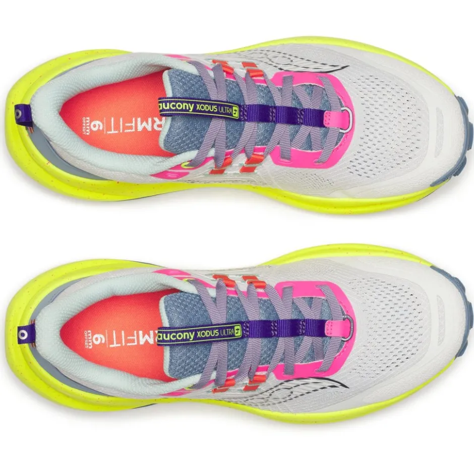 Hardloopschoenen Dames|Schoenen < Saucony Xodus Ultra 4 Hardloopschoenen Dames - white/citron