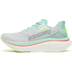 Saucony Endorphin Azura Hardloopschoenen Dames - white/splash