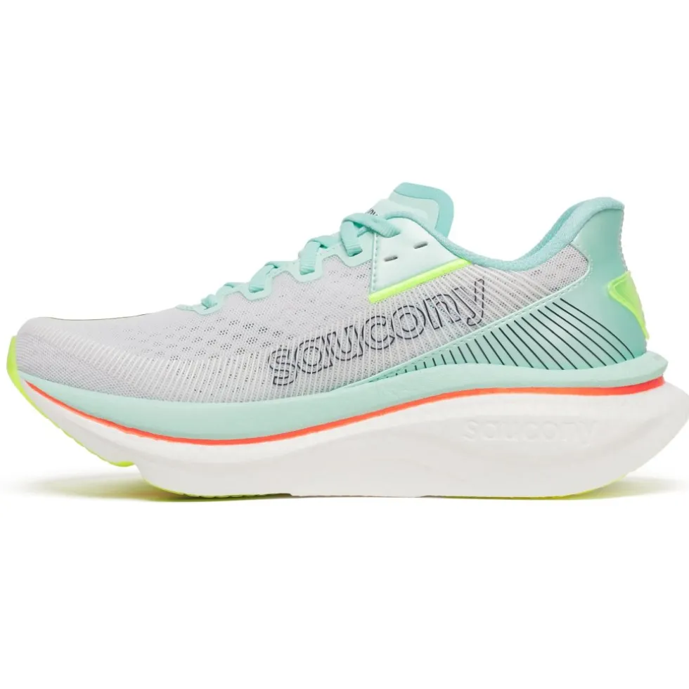 Saucony Endorphin Azura Hardloopschoenen Dames - white/splash