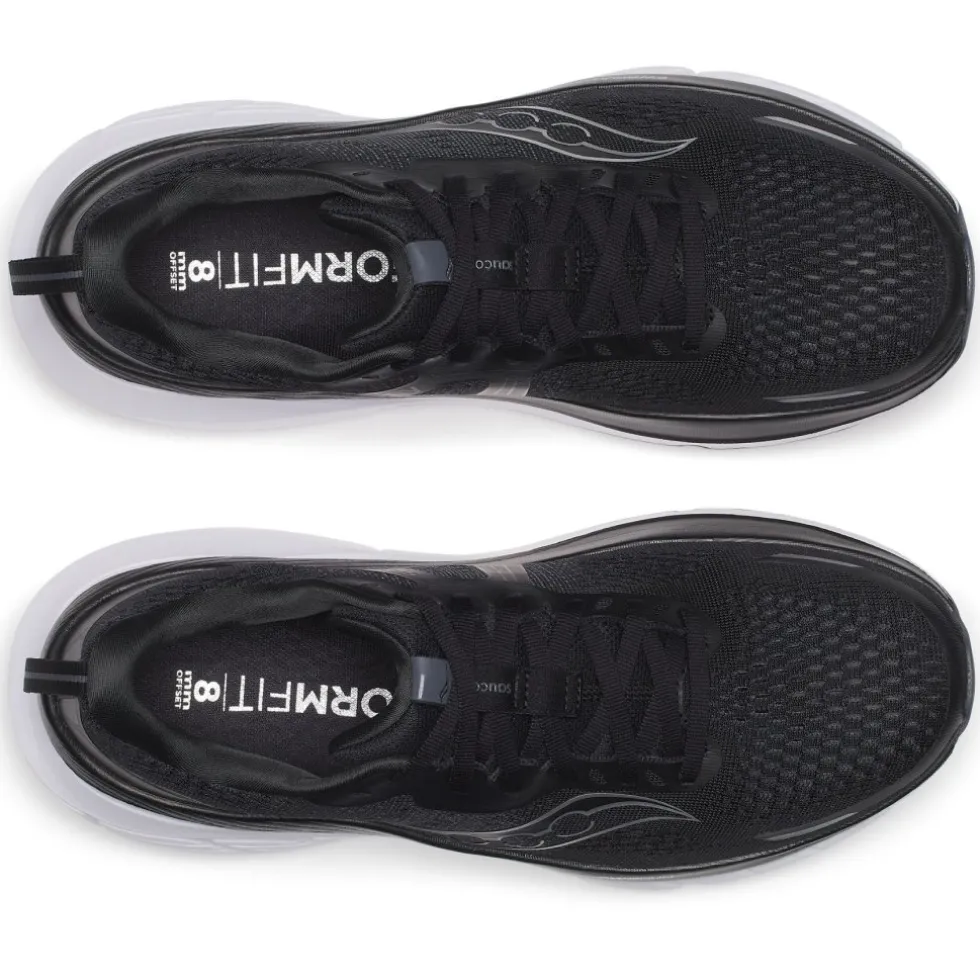 Saucony Guide 18 Hardloopschoenen Heren - zwart/wit