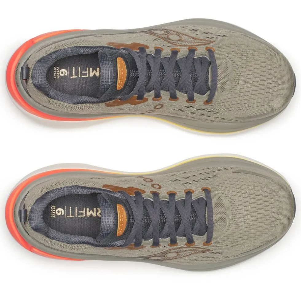 Saucony Hurricane 25 Hardloopschoenen Heren - laurel/fire