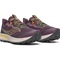Hardloopschoenen Heren|Trailrunning Schoenen < Saucony Peregrine 15 Hardloopschoenen Heren - wine/kodiak