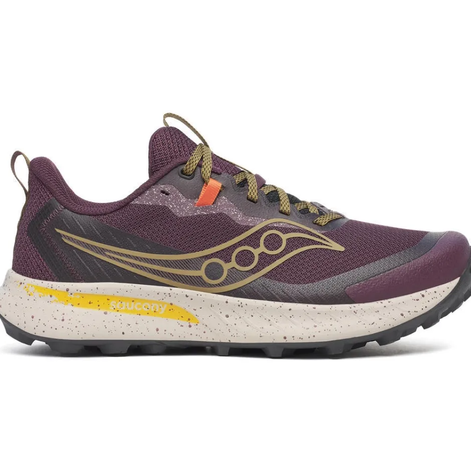 Hardloopschoenen Heren|Trailrunning Schoenen < Saucony Peregrine 15 Hardloopschoenen Heren - wine/kodiak
