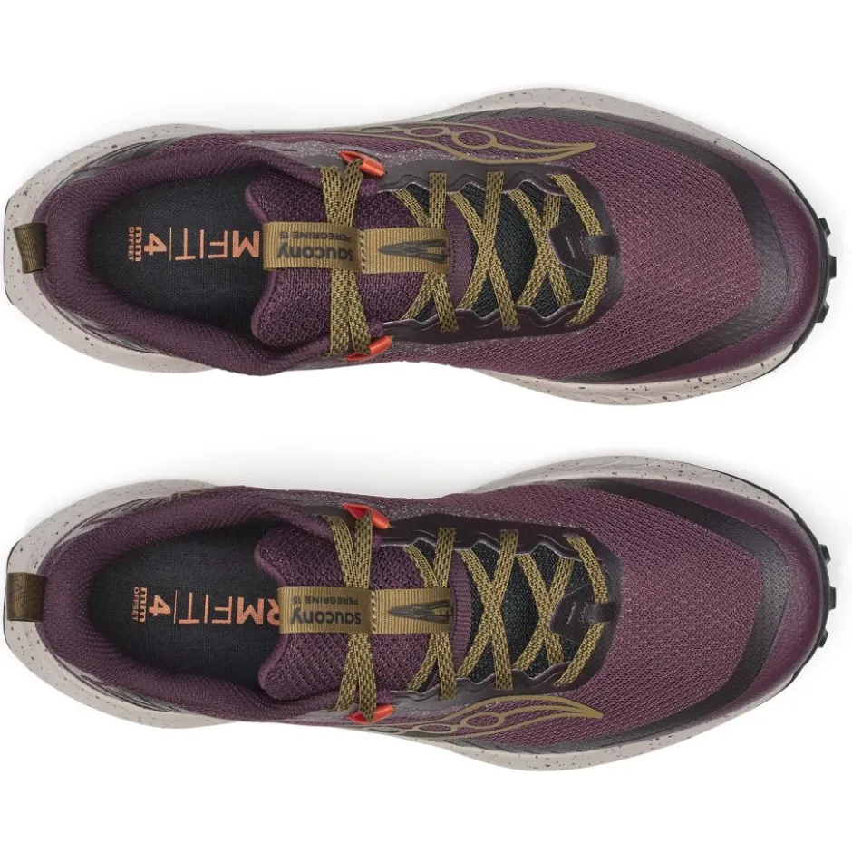 Hardloopschoenen Heren|Trailrunning Schoenen < Saucony Peregrine 15 Hardloopschoenen Heren - wine/kodiak