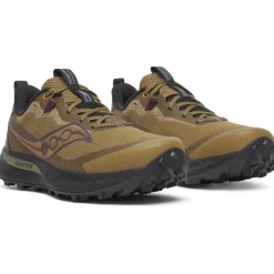 Saucony Peregrine 15 Hardloopschoenen Heren - kodiak/black