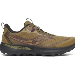 Saucony Peregrine 15 Hardloopschoenen Heren - kodiak/black