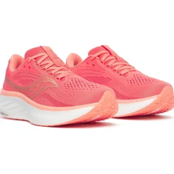 Saucony Ride 18 Hardloopschoenen Dames - coral/salmon