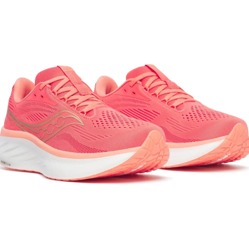 Saucony Ride 18 Hardloopschoenen Dames - coral/salmon