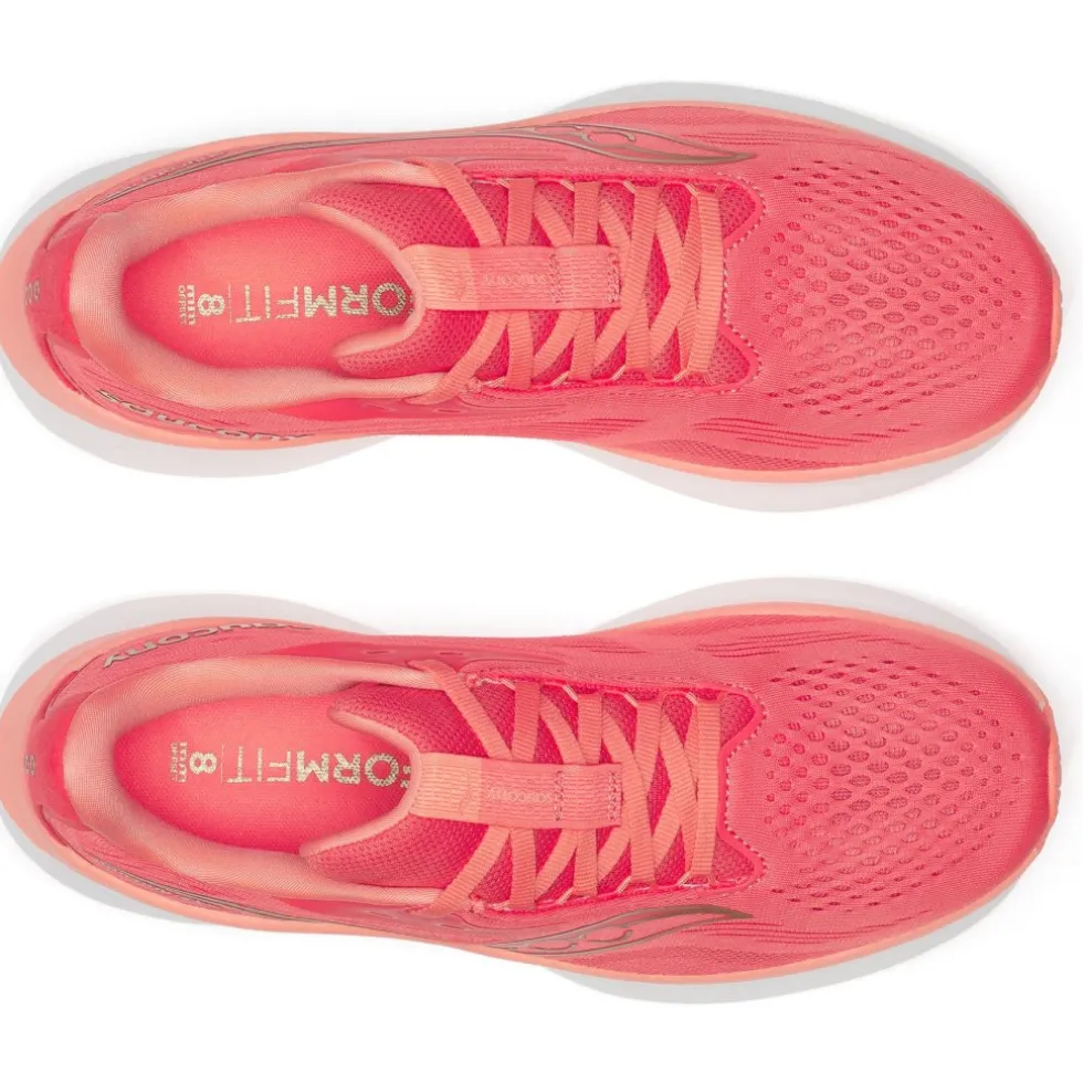 Saucony Ride 18 Hardloopschoenen Dames - coral/salmon