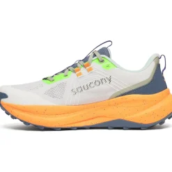 Hardloopschoenen Heren|Trailrunning Schoenen < Saucony Xodus Ultra 4 Hardloopschoenen Heren - white/tumeric