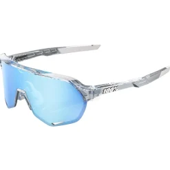 Mtb-Brillen|Racefietsbrillen < 1 00% S2 Bril - Polished Translucent Clear/HiPER Blue Mirror