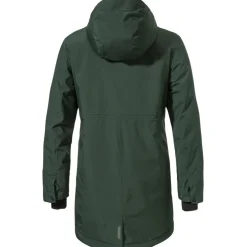 Schöffel Style Crivat Geïsoleerde Parka Dames - dark jade 6965