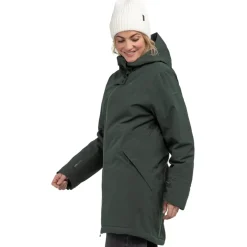 Schöffel Style Crivat Geïsoleerde Parka Dames - dark jade 6965