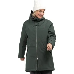 Schöffel Style Crivat Geïsoleerde Parka Dames - dark jade 6965