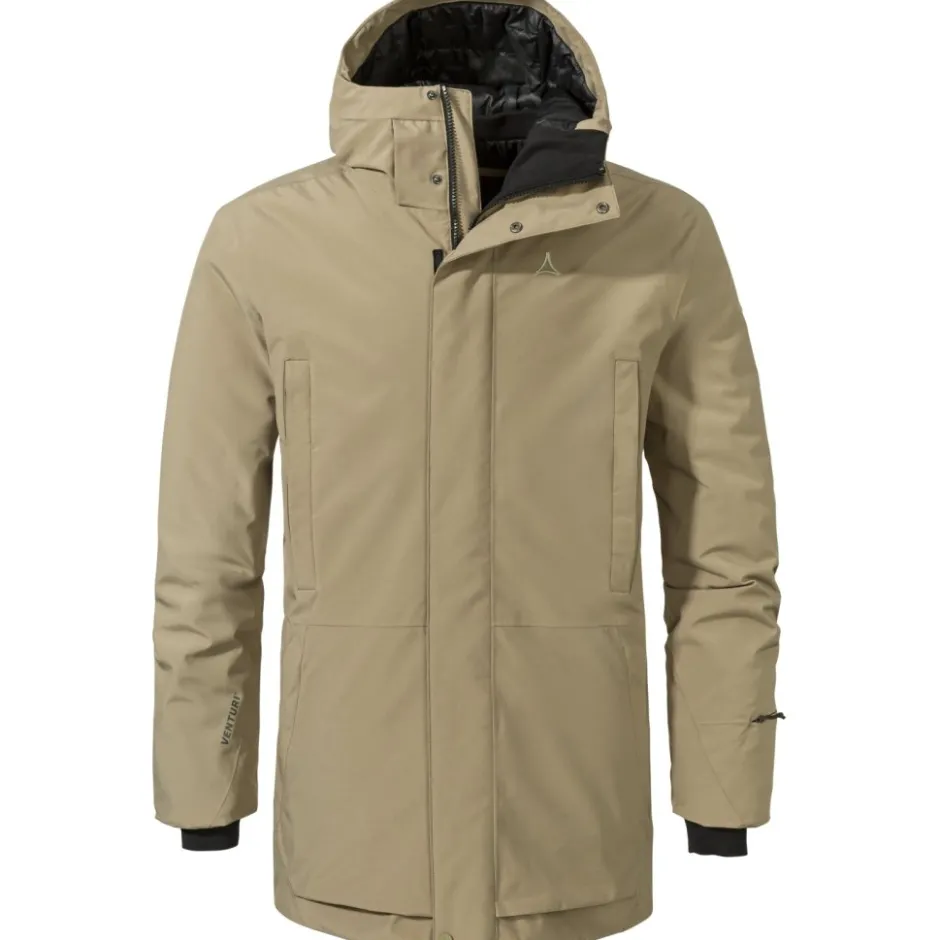 Jacks < Schöffel Style Crivat Geïsoleerde Parka Heren - nutmeg 4725