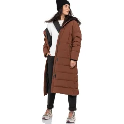 Schöffel Style Vindave Donzen Mantel Dames - chocolate 4805