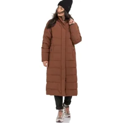 Schöffel Style Vindave Donzen Mantel Dames - chocolate 4805