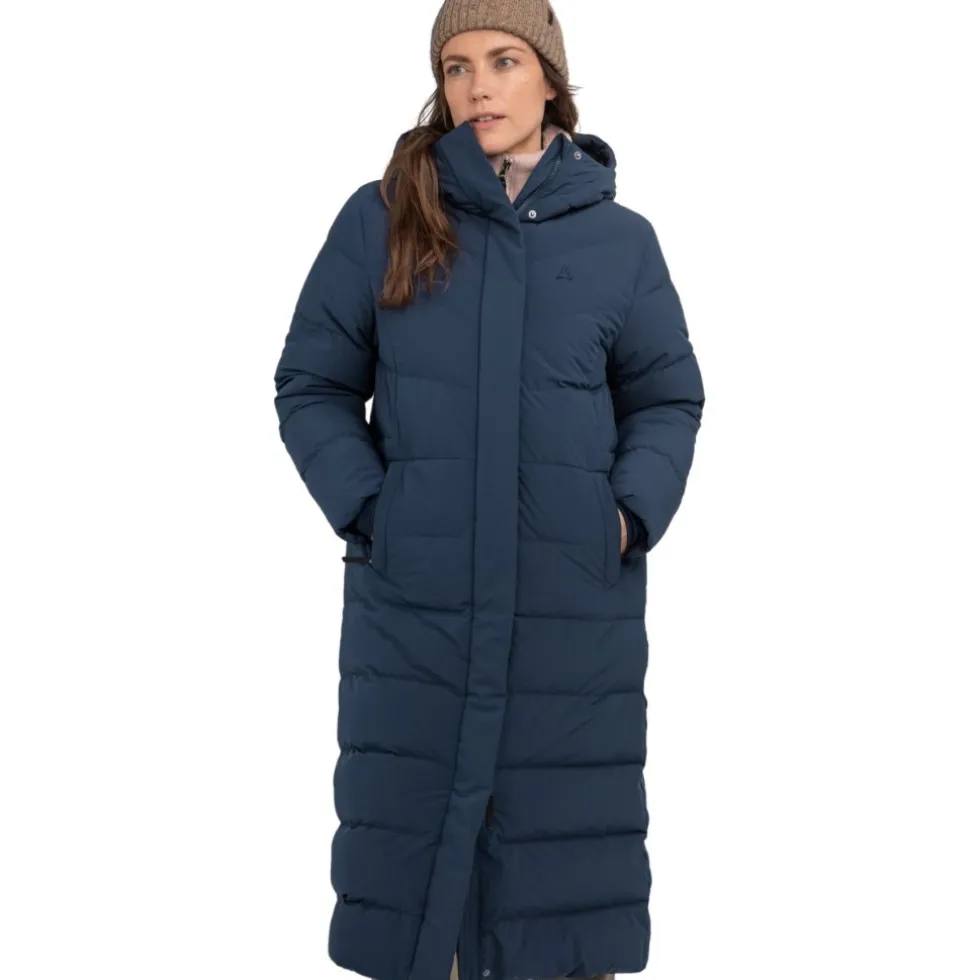 Schöffel Style Vindave Donzen Mantel Dames - blauw