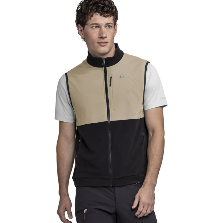 Jassen & Vesten < Schöffel Style Ash Fleece vest Heren - navy blazer 8820