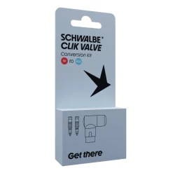 Schwalbe Clik Valve - Ombouwset - SV-SCV - 2 Ventielen & Pompkop