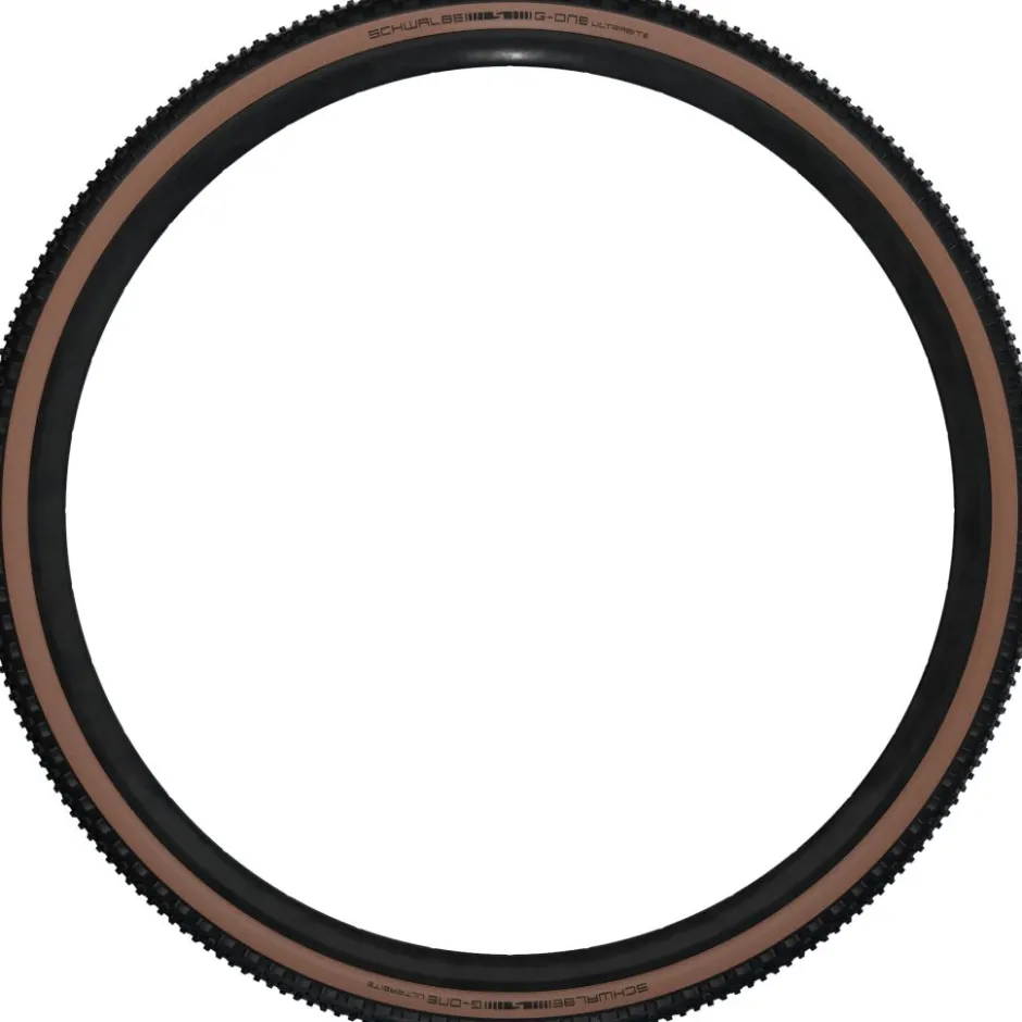 E-Bike Banden < Schwalbe G-ONE Ultrabite Vouwband - Gravel | Performace | Addix | Race Guard | TLEasy - E-25 - 40-622 | Bronze Sidewall