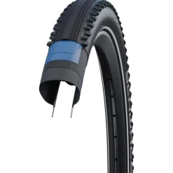 E-Bike Banden < Schwalbe Hurricane Draadband - Performance | Addix | DD - RaceGuard | ECE-R75 - 27.5x2.40" | Black Reflex